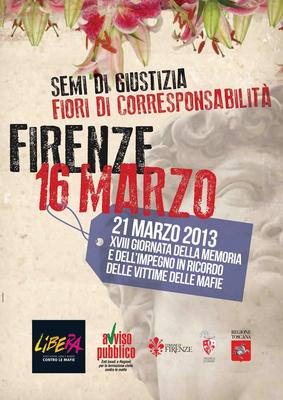 Locandina della XVIII Giornata della memoria
