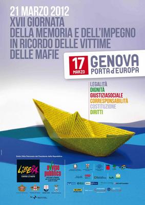Locandina della XVII Giornata della memoria