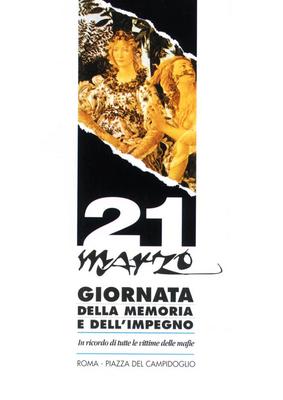 Locandina della I Giornata della memoria