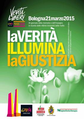 Locandina della XX Giornata della memoria