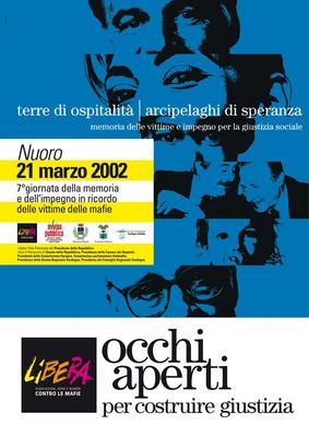 Locandina della VII Giornata della memoria