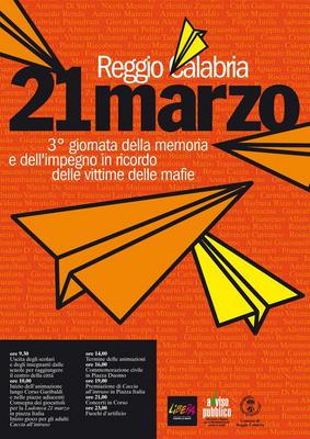 Locandina della III Giornata della memoria
