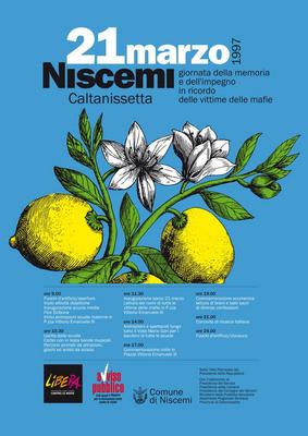 Locandina della II Giornata della memoria