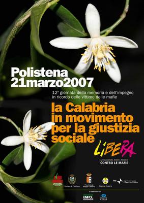 Locandina della XII Giornata della Memoria